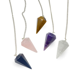 Con Lắc Cảm Xạ 6 Cạnh Hexagonal Crystal (Mystic House Tarot Shop)