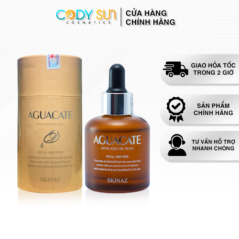 Tinh chất bơ Skinaz Hàn Quốc 30ml Chính Hãng - Aguacate Avocado Oil 99,6%