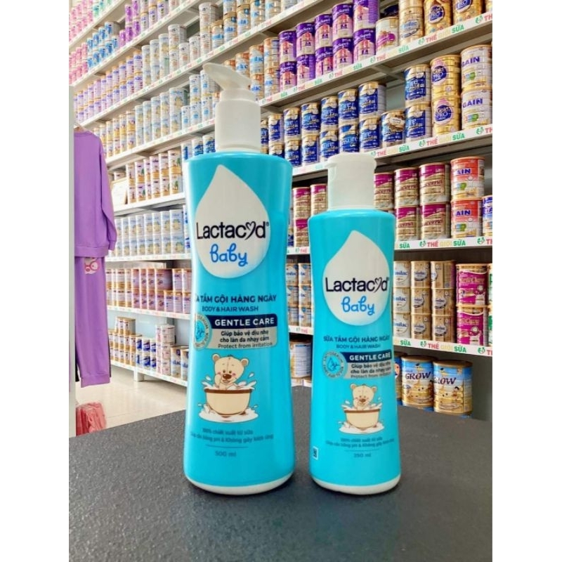 Sữa Tắm Gội Lactacyd BB Trị Rôm Sẩy Và Hăm Kẽ 250ml Dùng Hằng Ngày Cho Bé