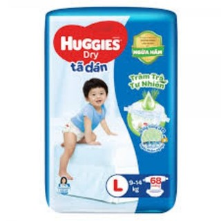 Tã dán Huggies M76, L68,XL62 miếng