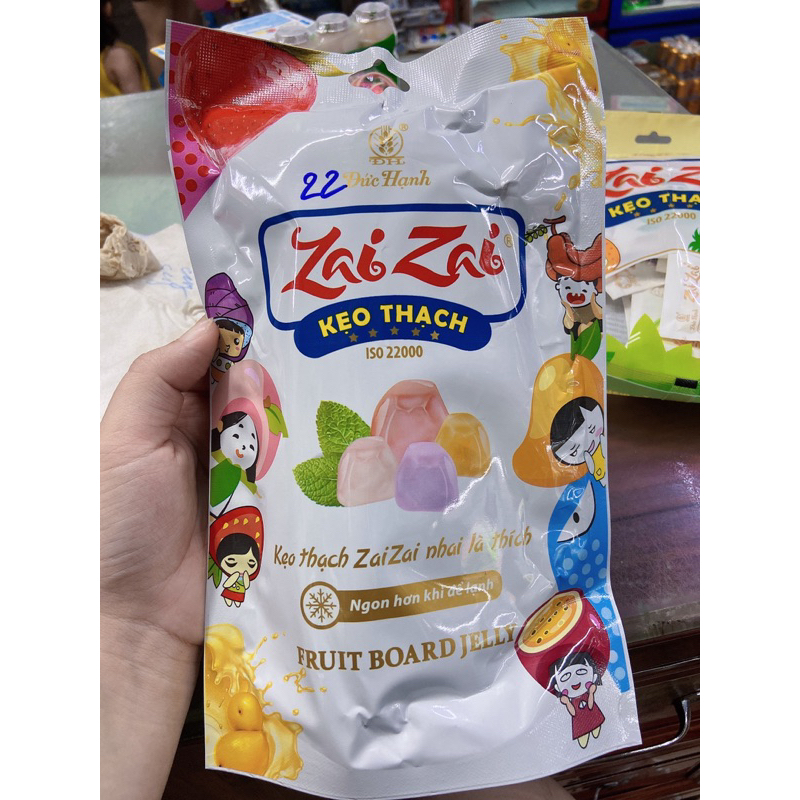 kẹo thạch zaizai gói dài