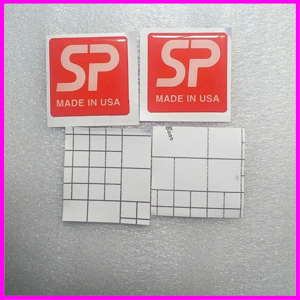 Tem Loa SP Made In Usa Nhựa Dẻo Vuông 5cm