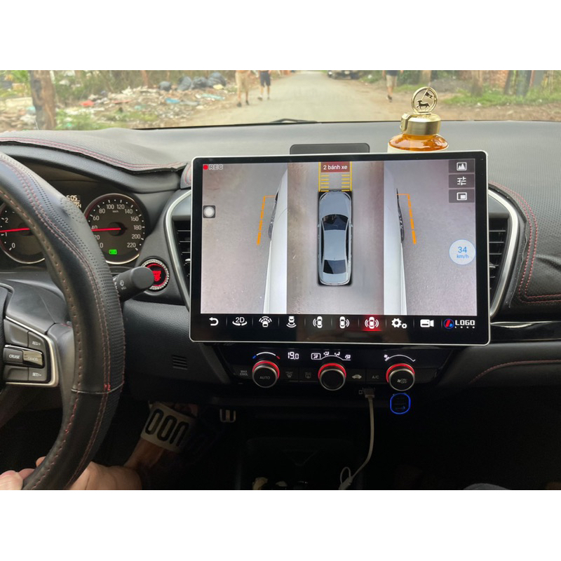 Màn Hình DVD Android Ô Tô 0LEDPR0 PREMIUM 13 inch liền cam 360 hàng cao cấp 2023-Tặng Vietmap S2