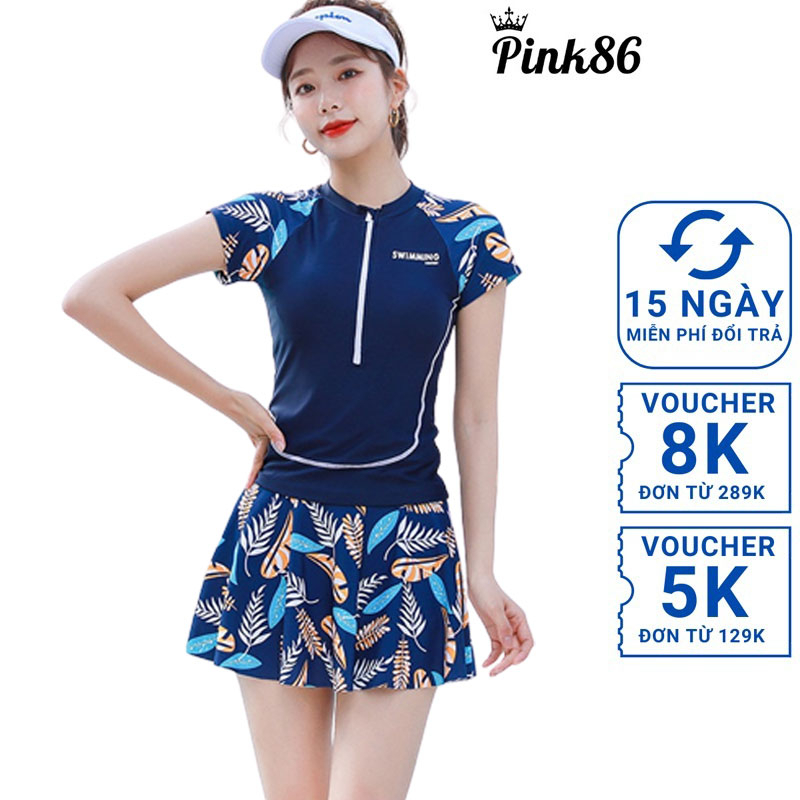 Bikini, đồ bơi nữ dáng váy duyên dáng (Quần short trong váy) BK-309i | BigBuy360 - bigbuy360.vn