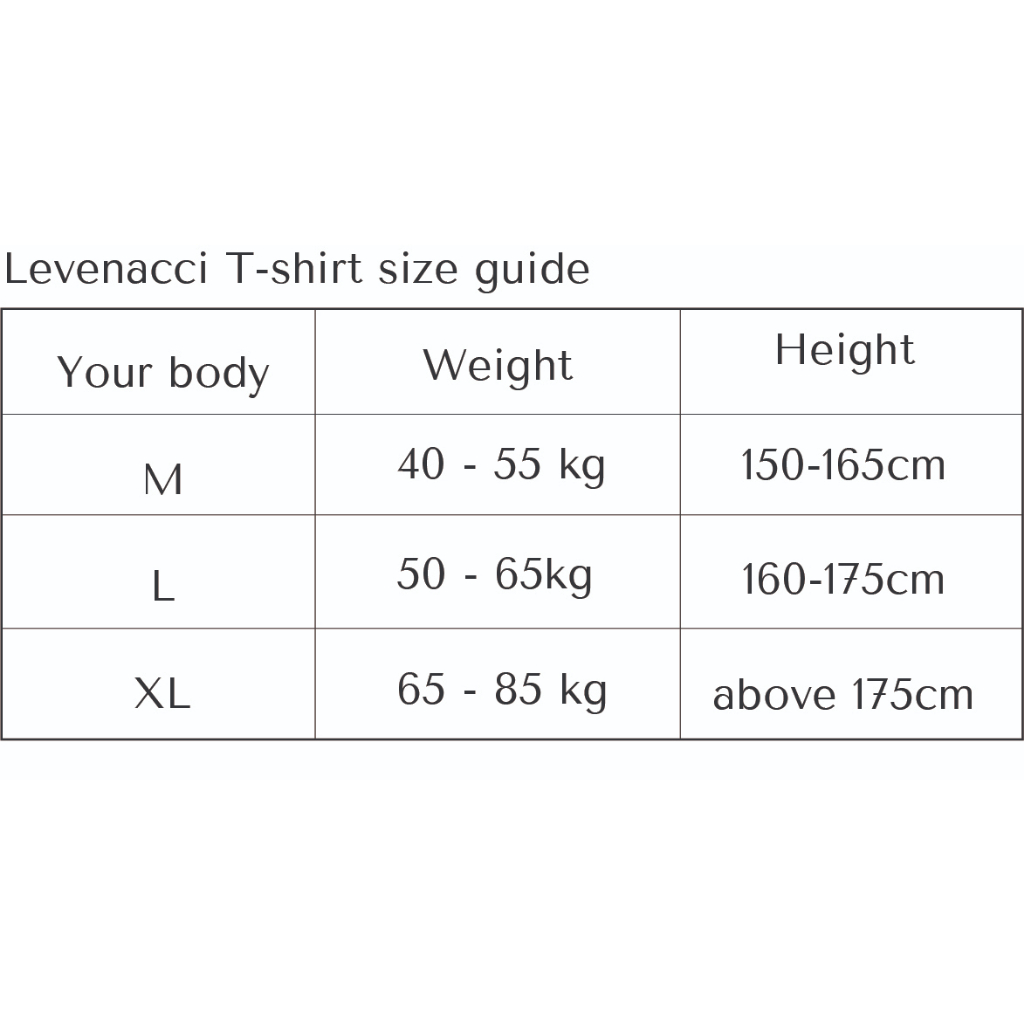 Áo thun Levenacci 00 Solo Đen