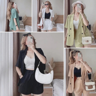 Thời trang nữ sét vét thiết kế 2 món áo vest bigsize 50-95kg