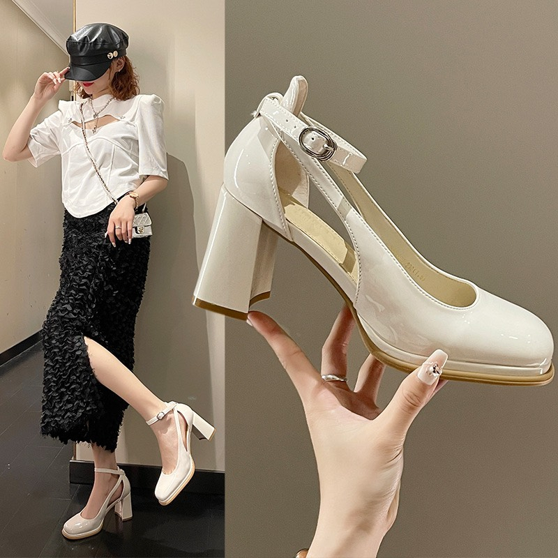 Giày Nữ 7 Phân Fom 1.5 Size Đế Đúp Hàng Full box Chuẩn Quảng Châu Size 35 - 39