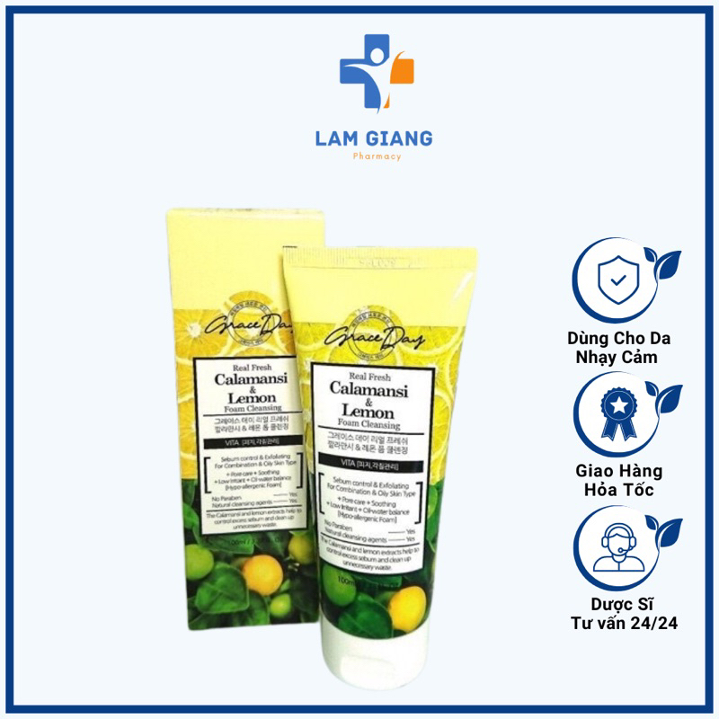 sữa rửa mặt Hàn Quốc Calamansi & lemon