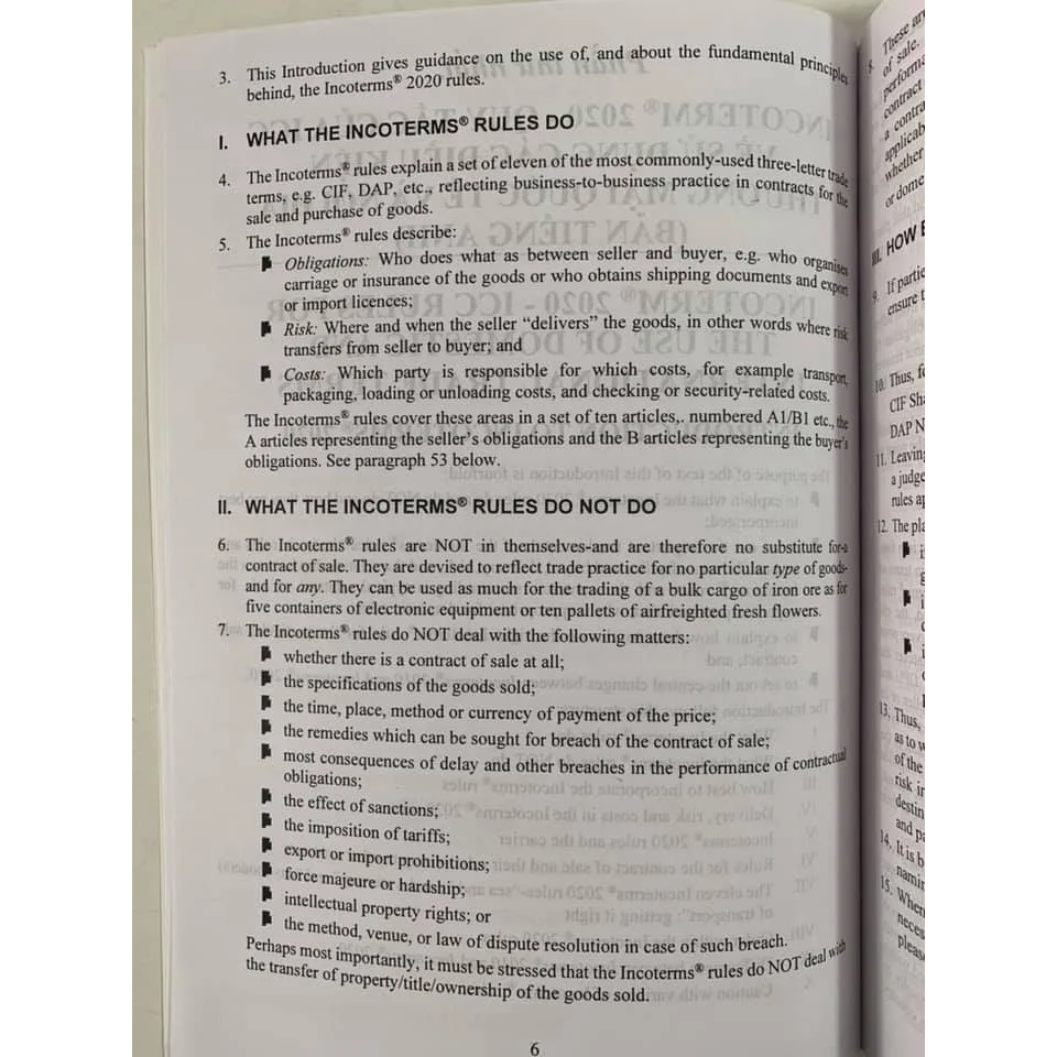 Sách - Incoterms 2020 - Quy tắc của ICC về sử dụng các điều kiện thương mại quốc tế và nội địa (Song ngữ Anh - Việt)