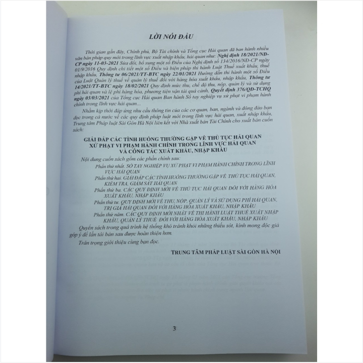 Sách - Giải Đáp Các Tình Huống Thường Gặp Về Thủ Tục Hải Quan Xử Phạt Vi Phạm Hành Chính Trong Lĩnh Vực Hải Quan