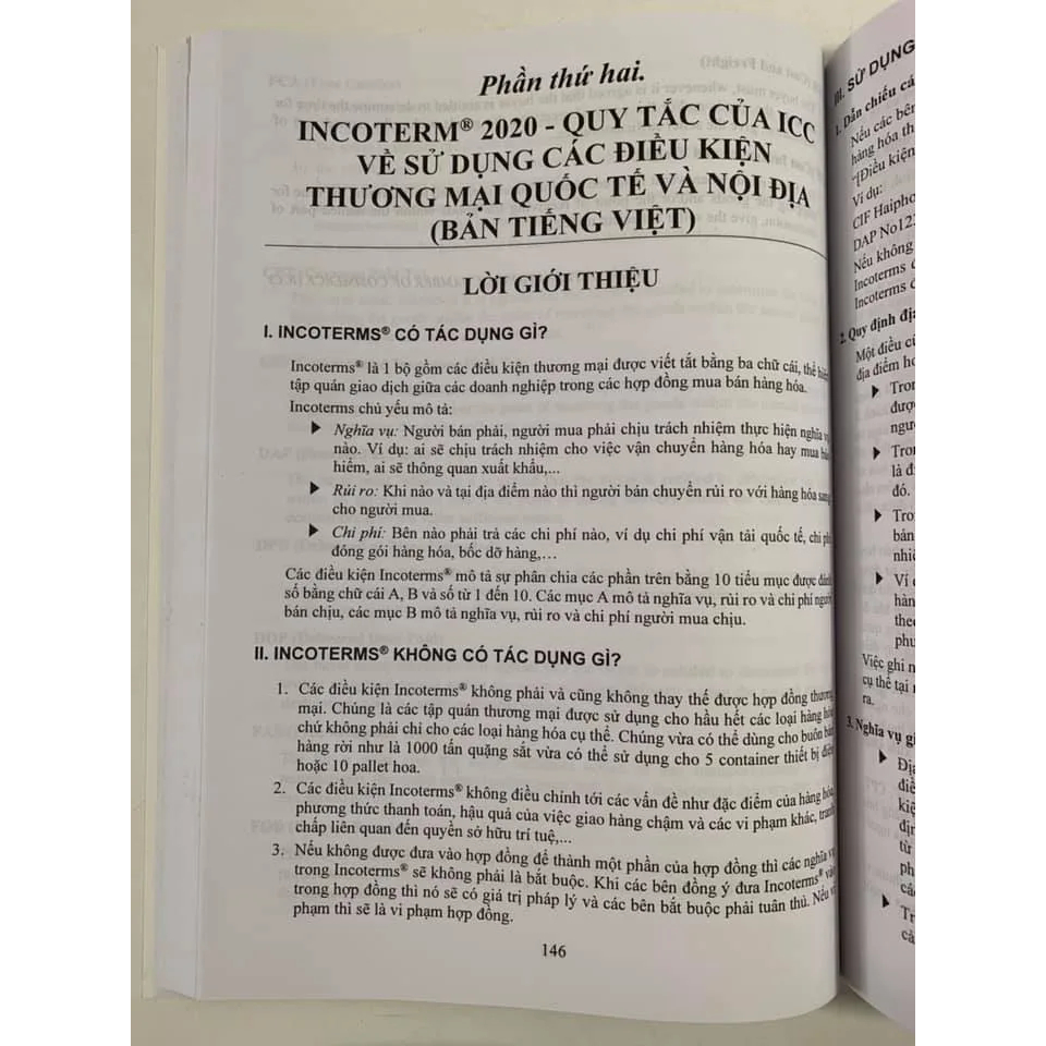 Sách - Incoterms 2020 - Quy tắc của ICC về sử dụng các điều kiện thương mại quốc tế và nội địa (Song ngữ Anh - Việt)