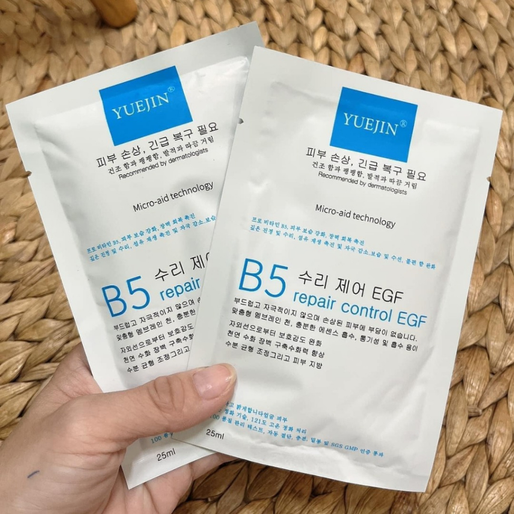 Mặt Nạ B5 YUEJIN Phục Hồi Da Tổn Thương, Da Treatment, Nhạy Cảm 25ml
