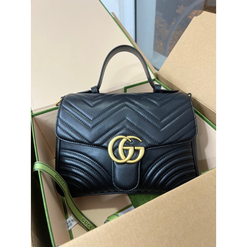 Túi xách nữ  GUCCI MM size 26  màu đen