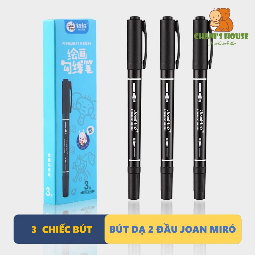 BỘ 4 BÚT DẠ VIẾT BẢNG JOAN MIRÓ DỄ DÀNG VIẾT VÀ XÓA