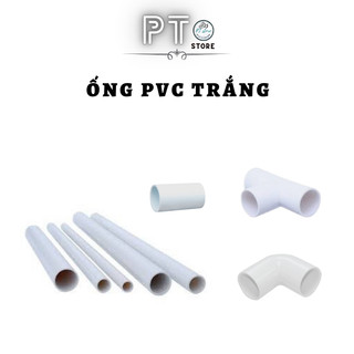 Ống nối chữ t , nối thẳng , co l bằng nhựa cứng cho ống dẫn nước hồ cá