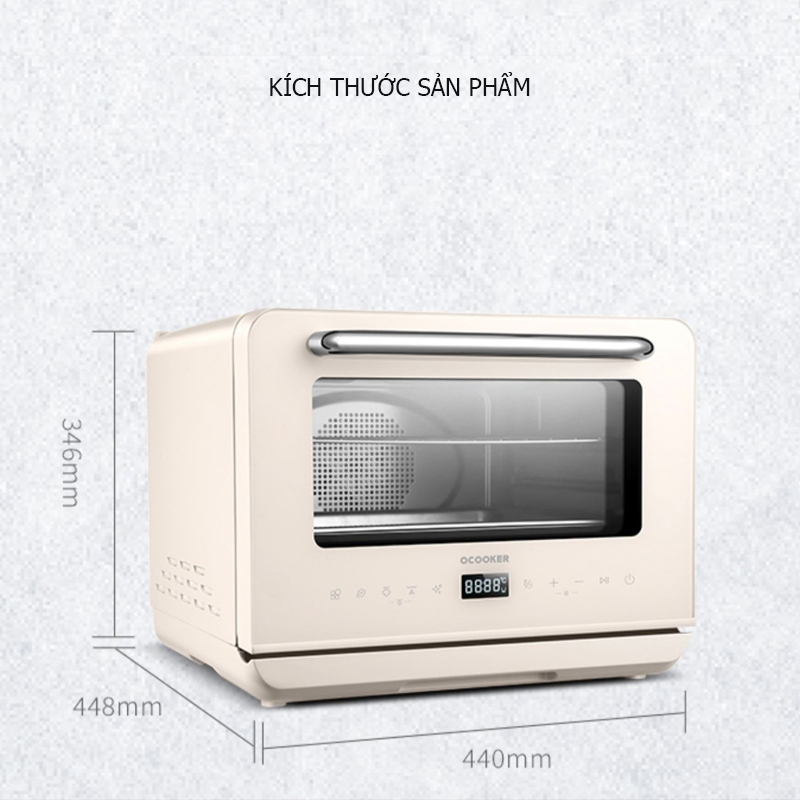 Lò chiên hơi nước Xiaomi Qcooker dung tích 20L với menu 25 chức năng,tiệt trùng/hấp/nướng đồ ăn