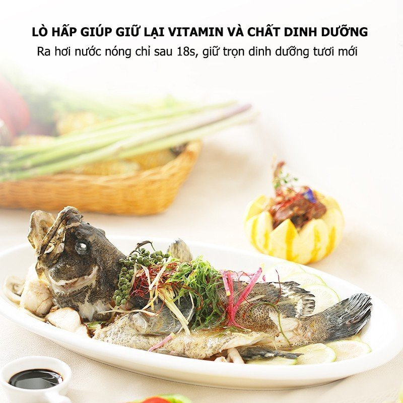 Lò chiên hơi nước Xiaomi Qcooker dung tích 20L với menu 25 chức năng,tiệt trùng/hấp/nướng đồ ăn