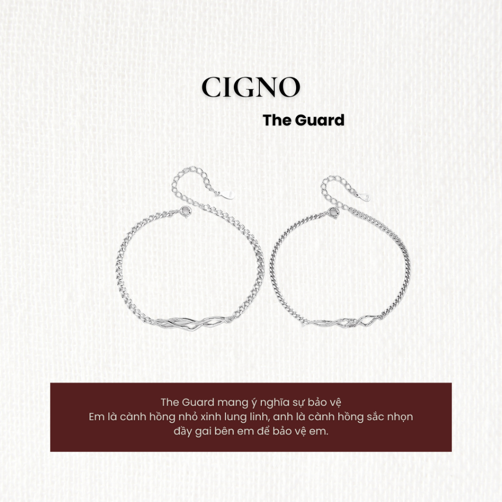Vòng đôi The Guard - Vòng tay đôi CIGNO couple
