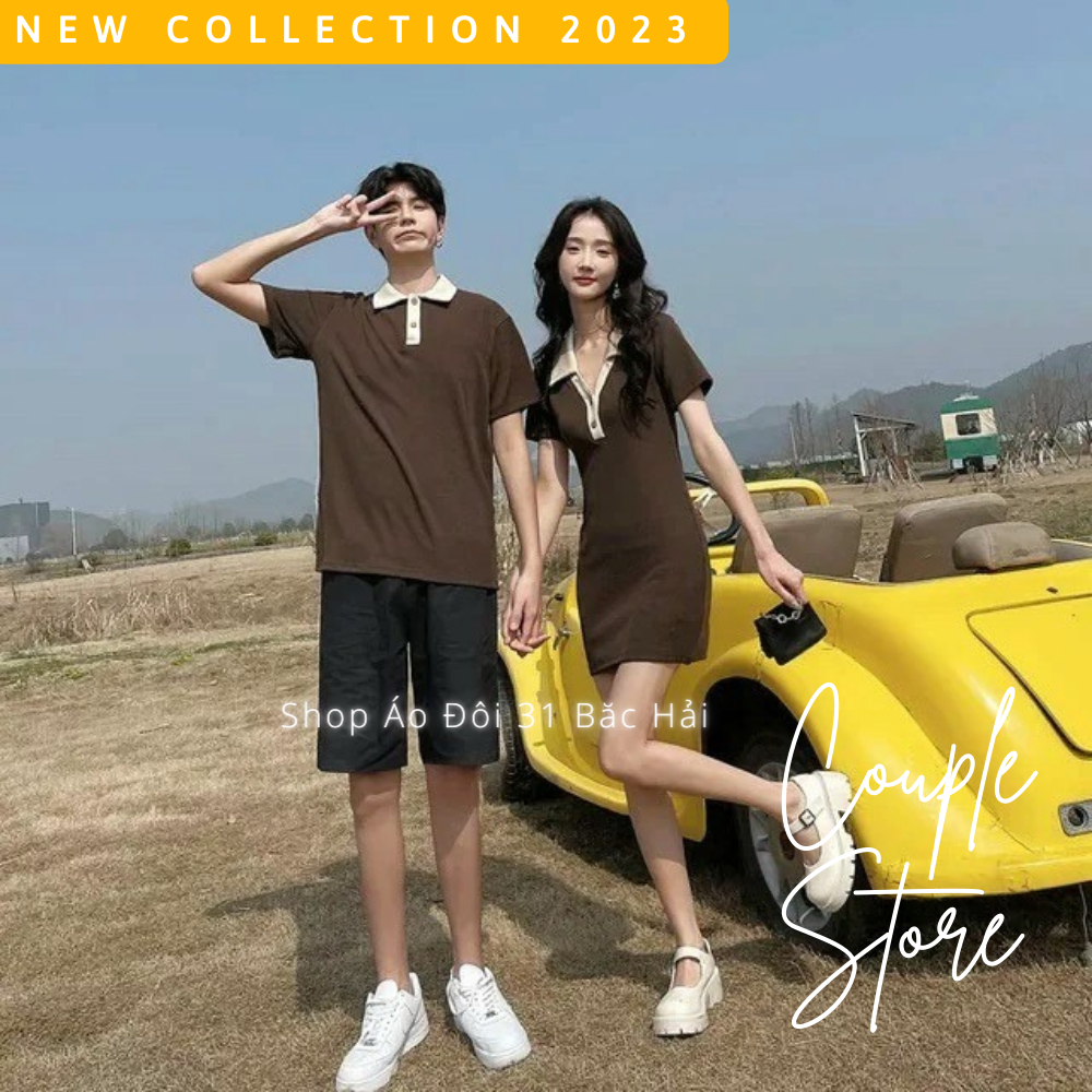 Đồ đôi nam nữ mới nhất - CÓ HÌNH CHỤP THẬT - set đồ cặp nam nữ polo, đồ đôi với người yêu couple