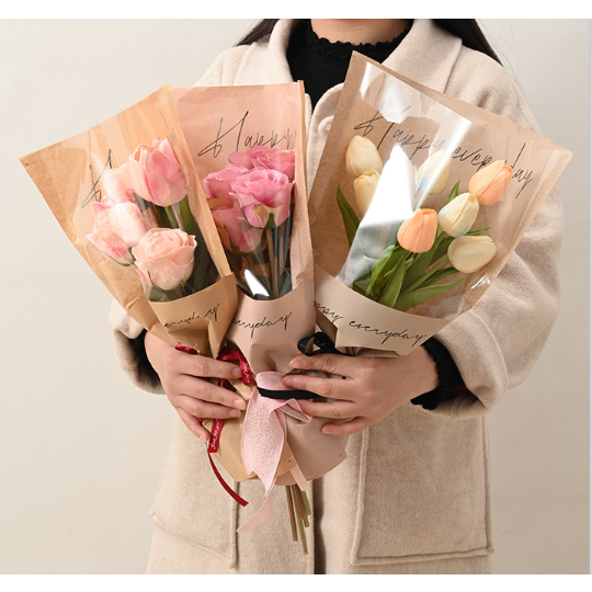 Giấy gói hoa Happy everyday (Giá 5 tờ)