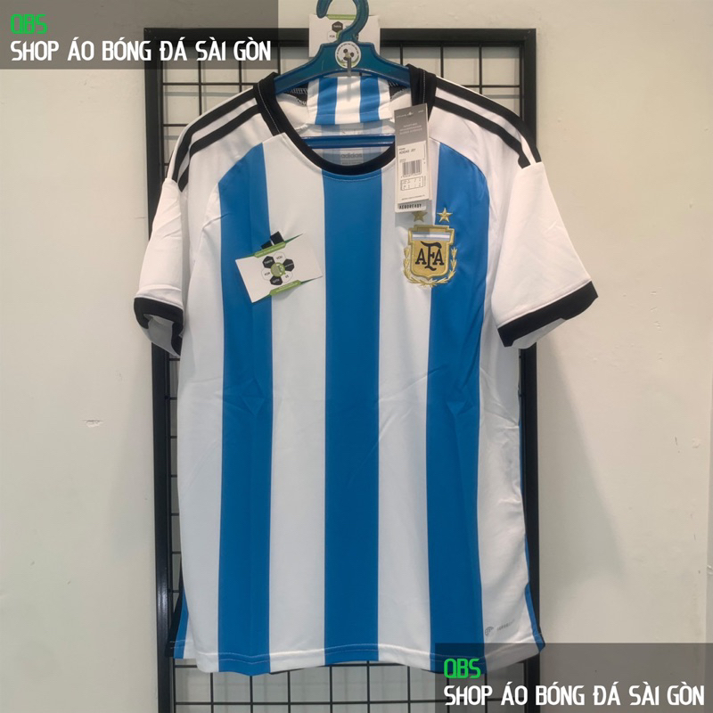 Bộ áo bóng đá Agentina Sân Nhà mùa WC 2022 bản Fan Thái cao cấp