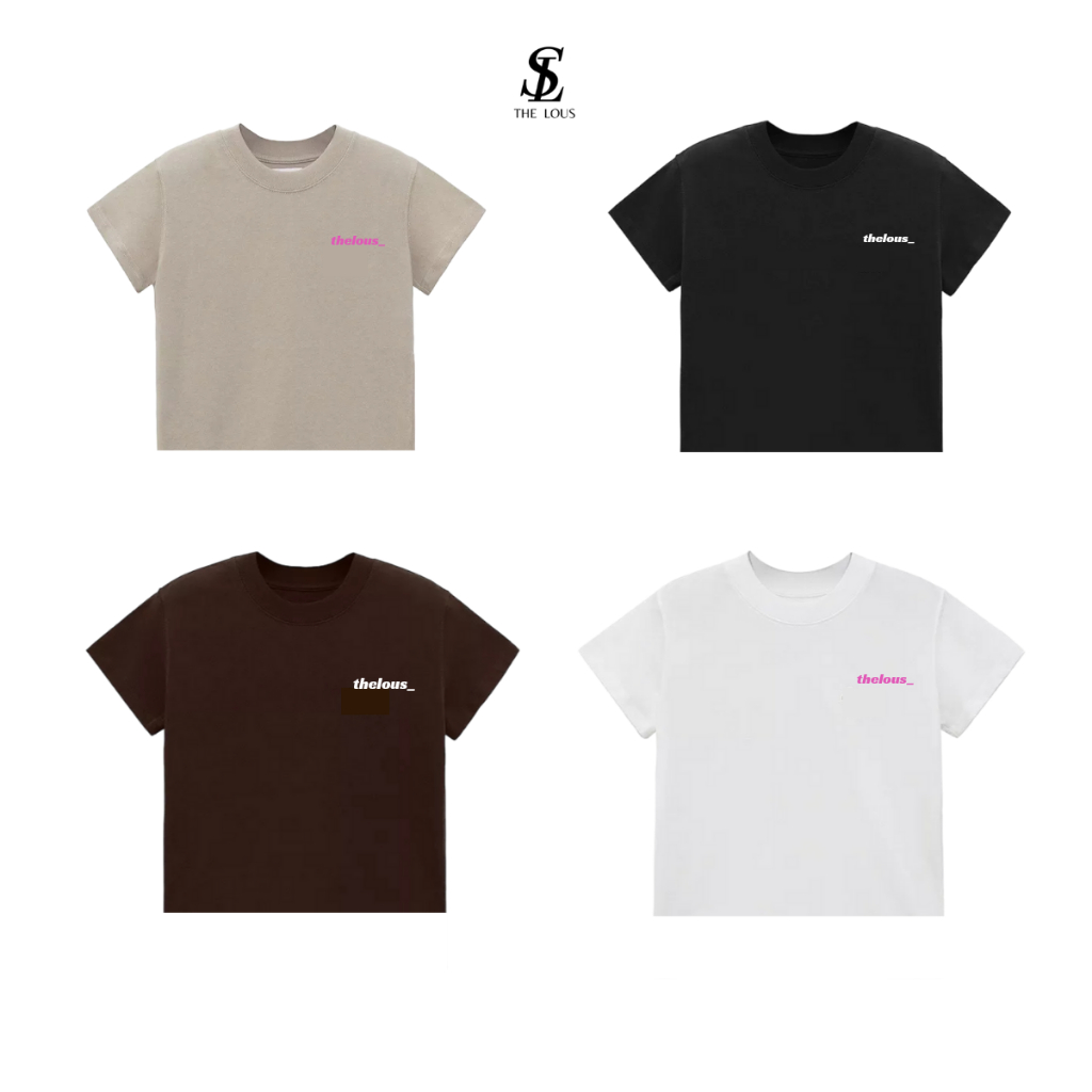 Áo thun baby tee Basic The Lous nam nữ cotton 2 chiều