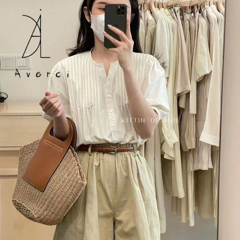 AVERCI túi xách tay cói cá tính siêu xinh AVC31830