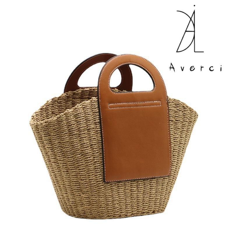 AVERCI túi xách tay cói cá tính siêu xinh AVC31830