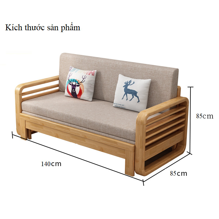 [HOT]Giường Sofa Cao Cấp, Sofa Giường Gỗ Phòng Khách Đa Năng, Ghế Sofa Tiện Dụng Đa Năng ( Tặng Kèm Đệm+Gối ) | BigBuy360 - bigbuy360.vn