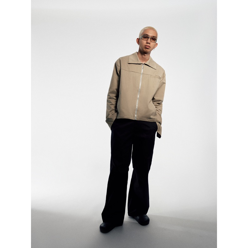 Áo khoác màu be/đen  CROPPED JACKET- STANCLUB