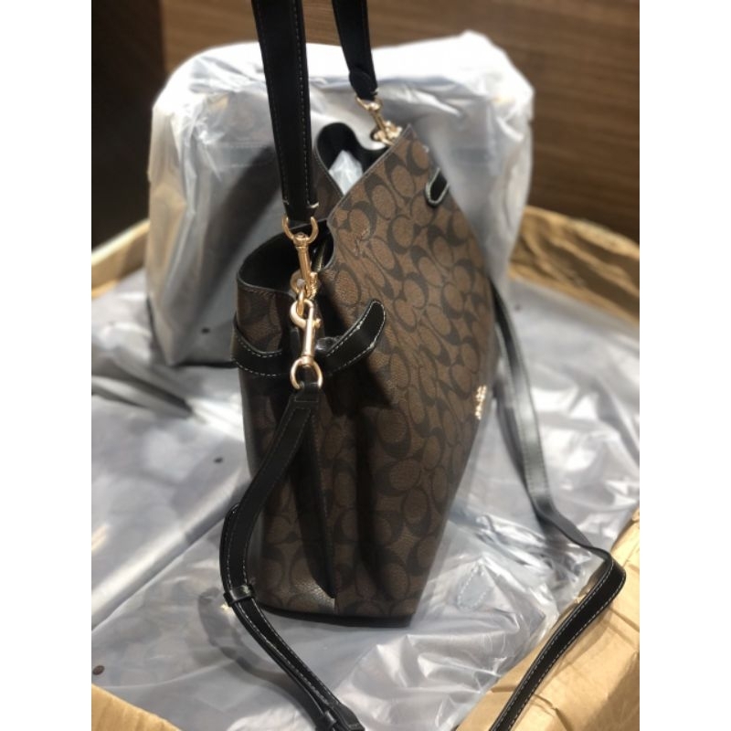 Túi COACH Hanna Shoulder Bag In Signature Canvas