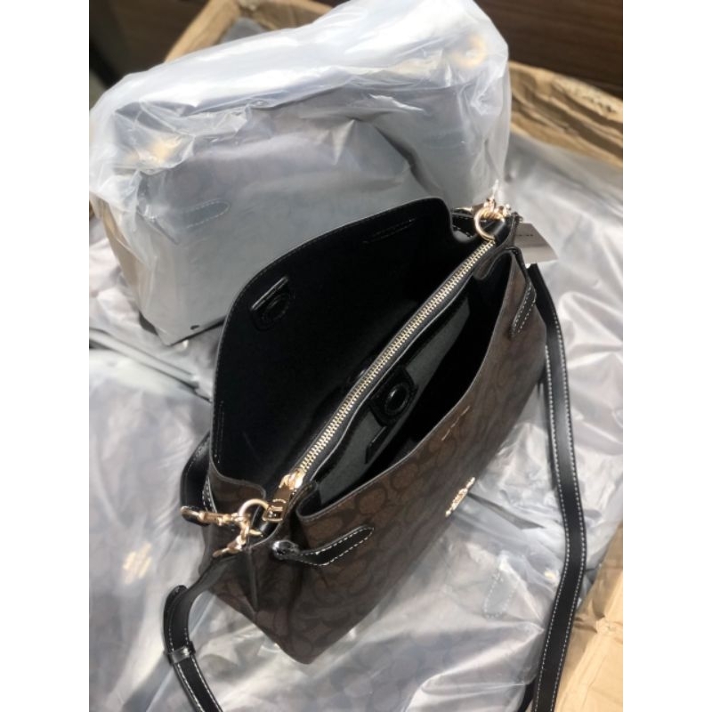 Túi COACH Hanna Shoulder Bag In Signature Canvas