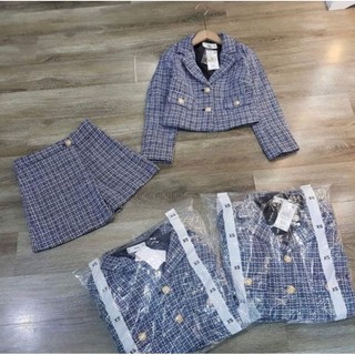 Bộ vest dạ MNG chất dạ cao cấp, mềm mại