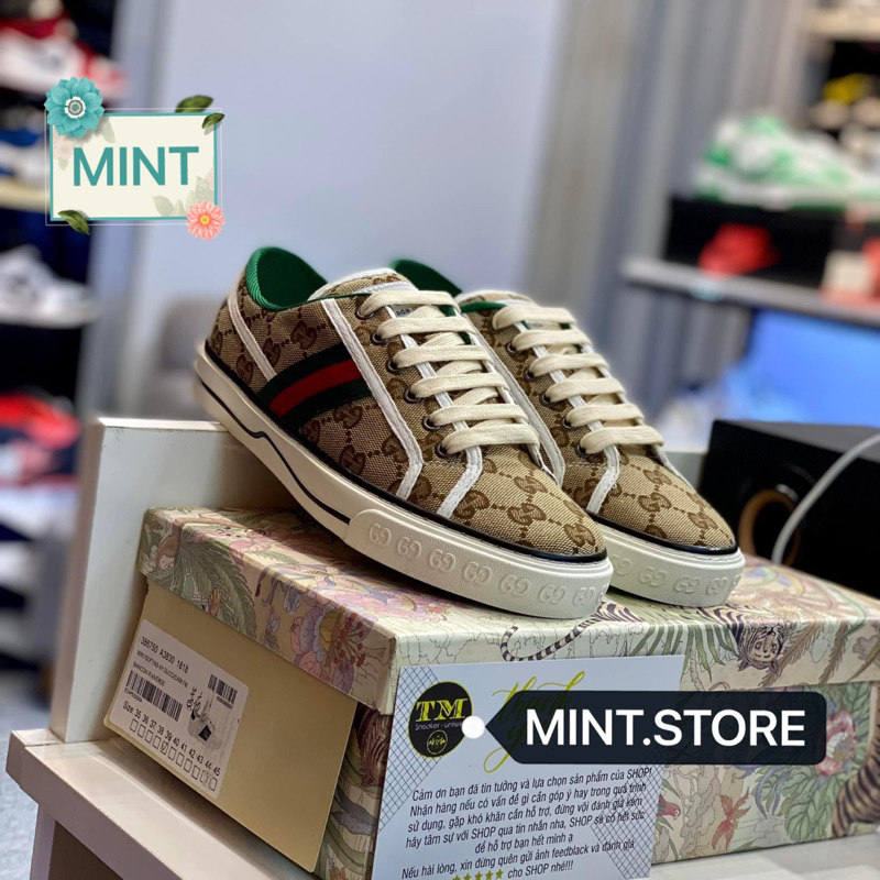 Giày thể thao sneaker nâu thổ cẩm cao cấp