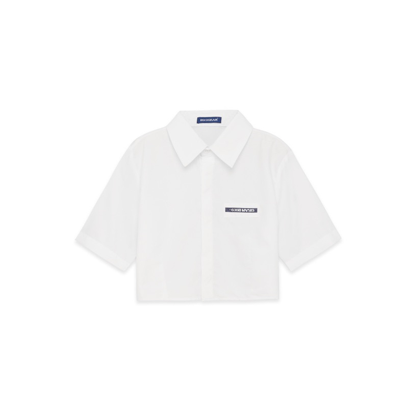 Áo sơ mi tay ngắn Shirt Nonline , phong cách nữ sinh Hologram