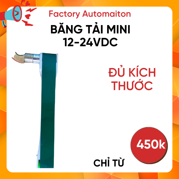 Băng tải mini (Động cơ DC 12-24v), khung nhôm định hình , chân đế sắt cnc
