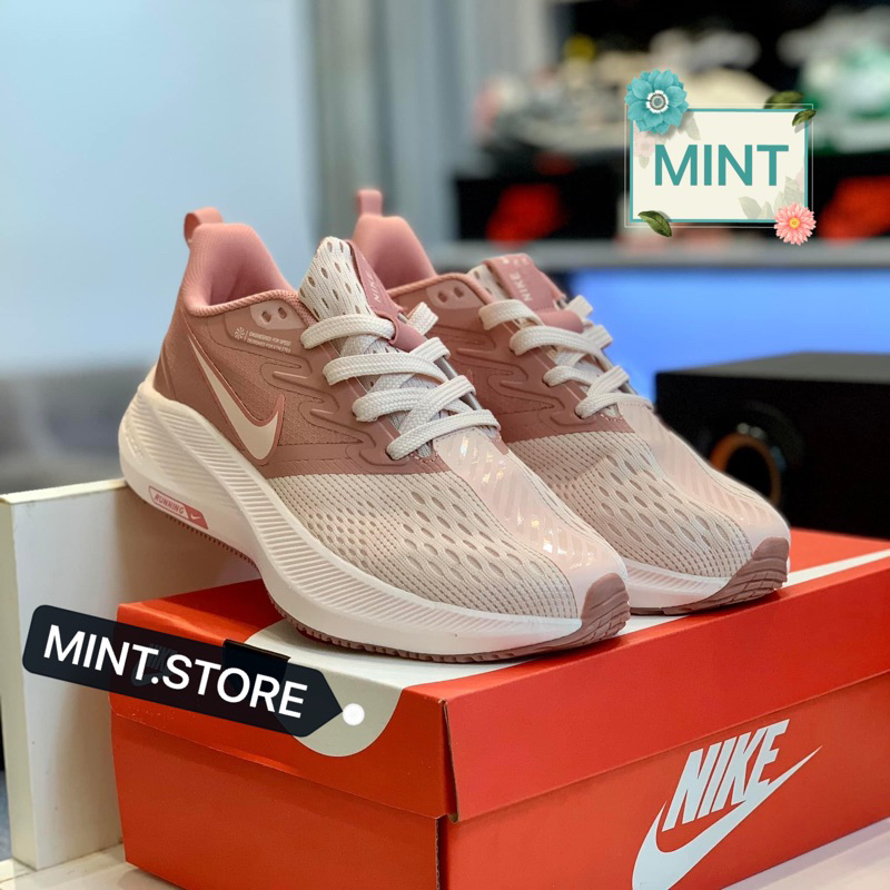 Giày thể thao sneaker zoom water shell hồng full