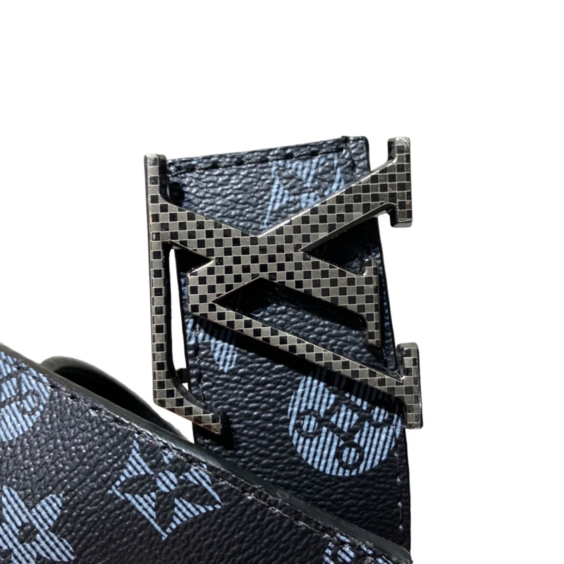 Thắt lưng lv mặt kẻ caro, Dây lưng nam cao cấp mặt khoá đẹp mẫu mới 2023