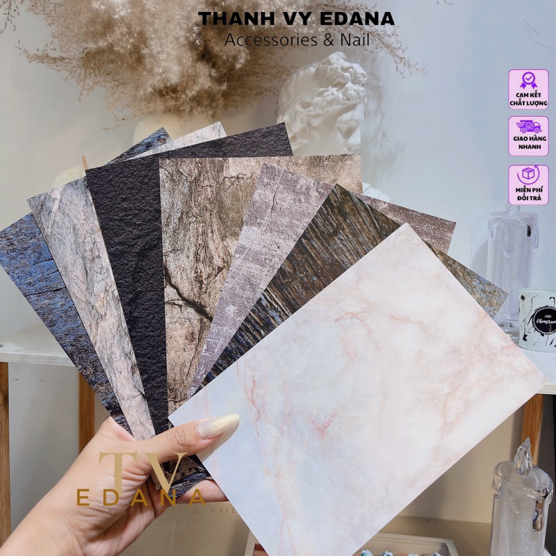 Tấm bìa chụp ảnh decor, giấy bìa loang decor [THANH VY EDANA]