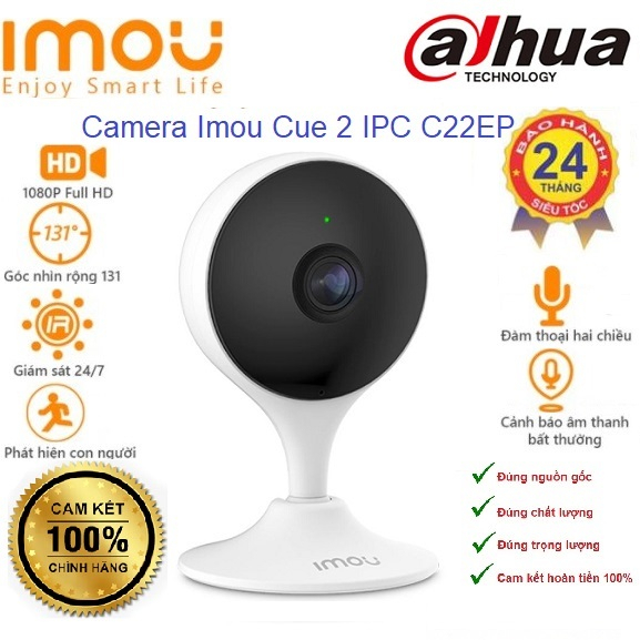 Camera WiFi imou C22EP 2MP 1080p Full HD Đàm thoại 2 chiều - Chính Hãng