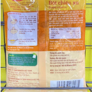 BỘT CHIÊN XÙ MIWON gói 100g