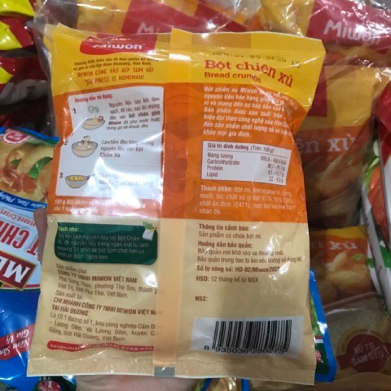 BỘT CHIÊN XÙ MIWON gói 100g