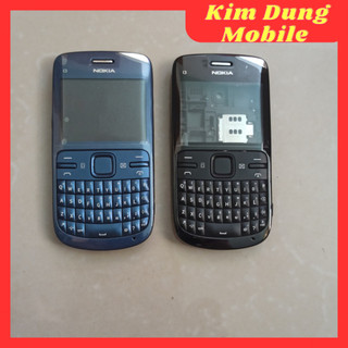 Nguyên bộ vỏ thay thế điện thoại nokia c3-00 linh kiện - kim dung mobile