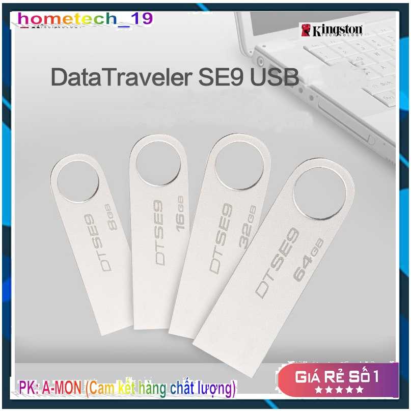 Usb Kingston 3.0, 2.0 64gb/ 32gb/ 16gb/ 8gb/ 4gb thiết kế nhỏ gọn, vỏ kim loại, chống nước