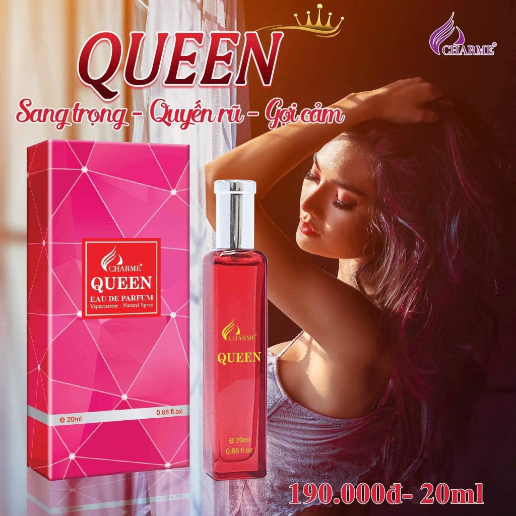 Nước hoa Nữ Charme Queen 20ml tươi mát , thơm lâu, sang trọng