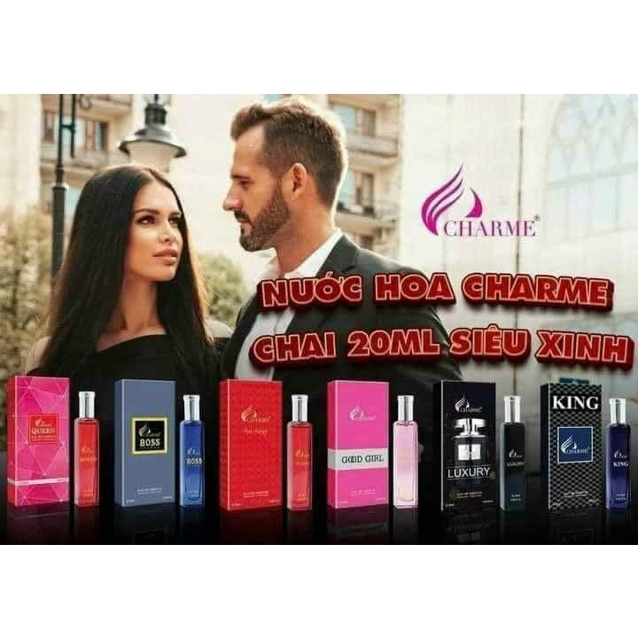 Nước hoa Nữ Charme Queen 20ml tươi mát , thơm lâu, sang trọng