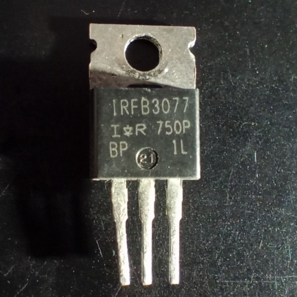 IRFB3077 tháo máy 210A 75V 370W lưng đồng đỏ