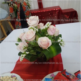 Bát rọ cắm hoa để bàn trang trí
