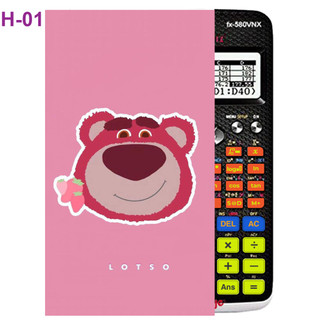 Decal - hình dán máy tính casio fx570, fx580, ...gấu dâu