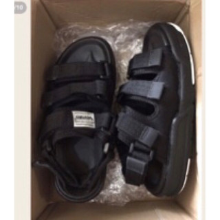 (pass) sandal vento đế đen